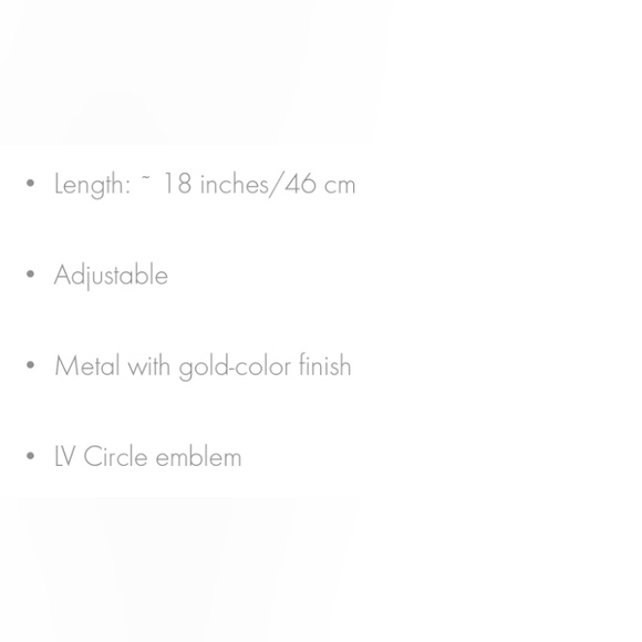 Authentic Louis Vuitton Chain Necklace - Picture 3 of 4